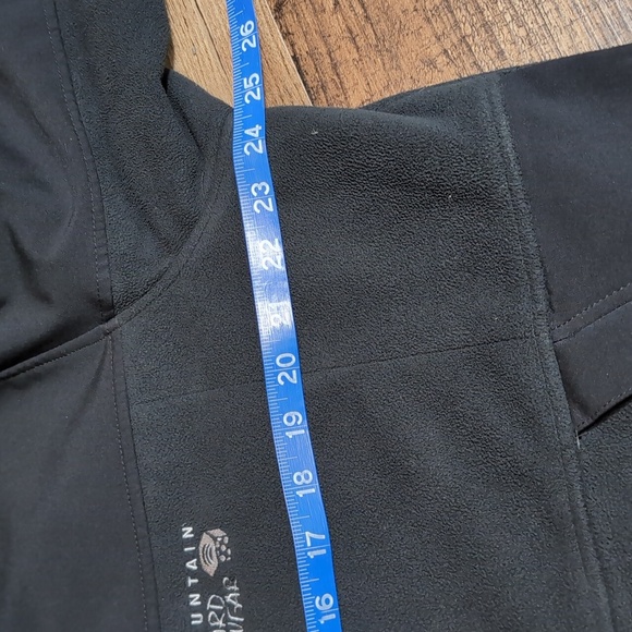 Mountain Hardwear Mountain Tech Fleece Jacket Size Large in Black - Picture 10 of 11